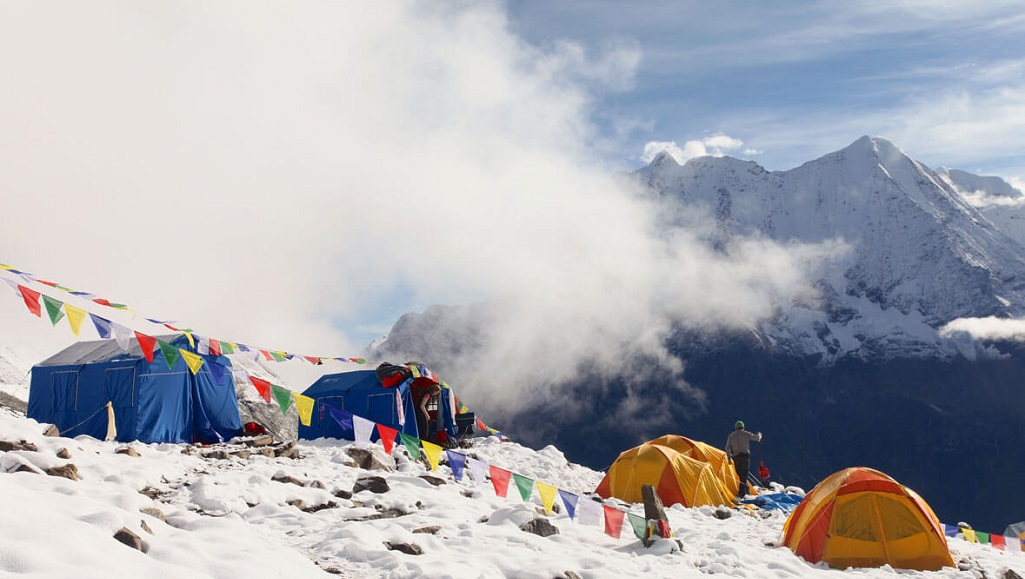 Camp base du Dhaulagiri (4740m)