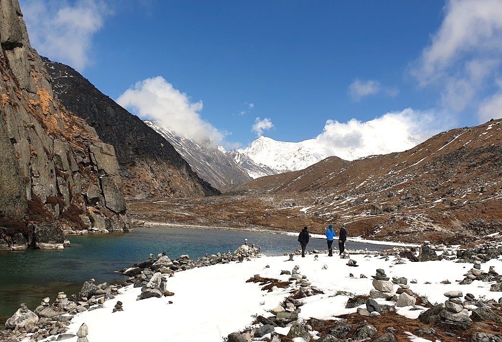 Lac de Gokyo et camp de base de l’Everest