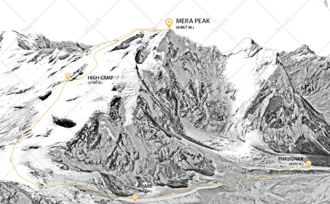 Ascension du Mera Peak (6476m) - Khare (4900m)