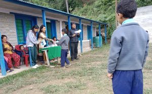 École de Khorira dans la région de l’Everest soutenue par Nepal Authentic Trek