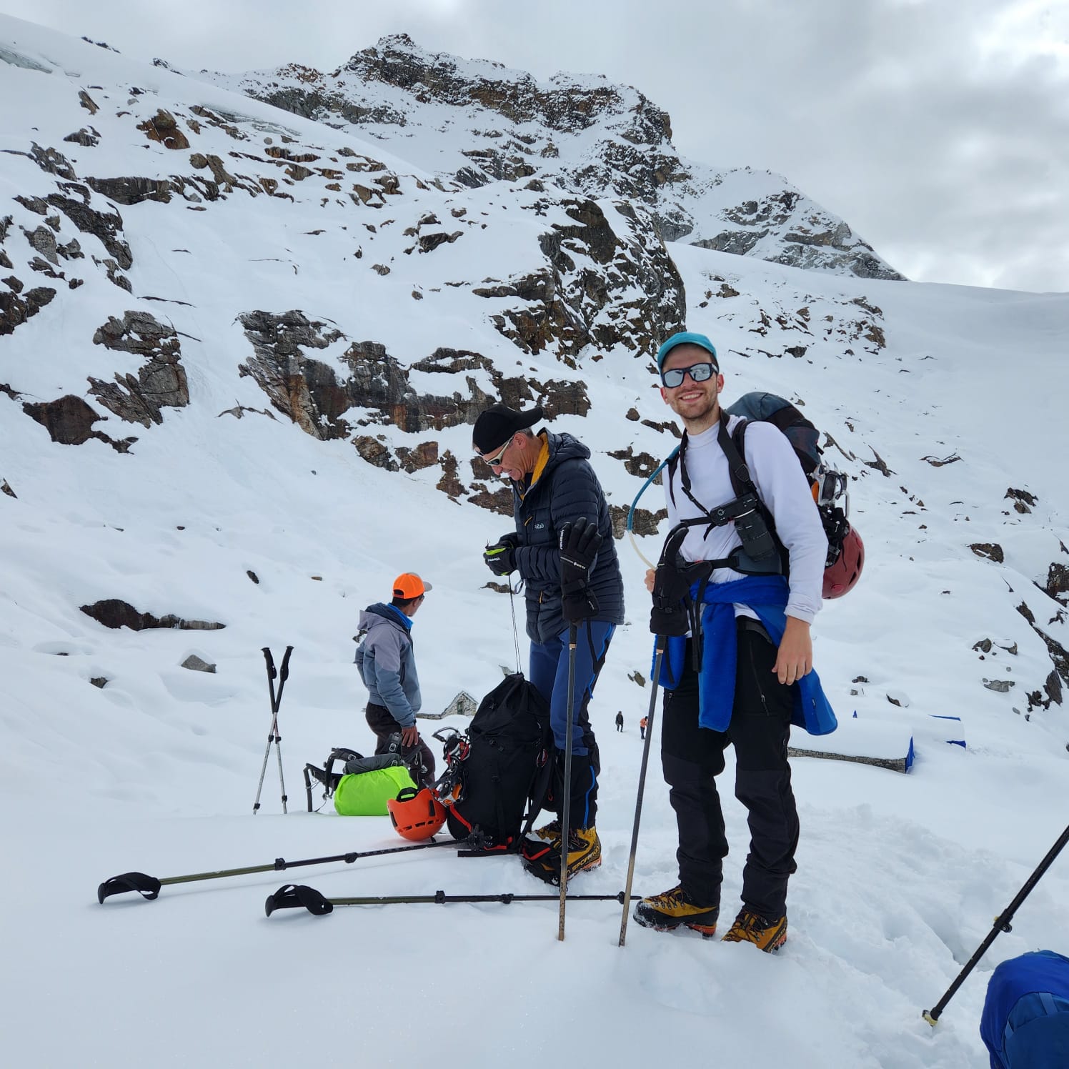 Khare (4900m) - Camp d'altitude (5800m)